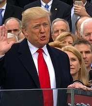 Donald Trump takes oath of office to become 45th President of the United States of America