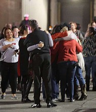 Employees and shoppers after San Antonio mall shooting