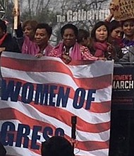 Congresswoman Sheila Jackson Lee participates In Women’s March on Washington
