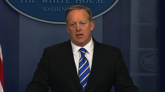 White House press secretary Sean Spicer defended Monday the Trump administration's omission of any reference to Jews in its Holocaust …