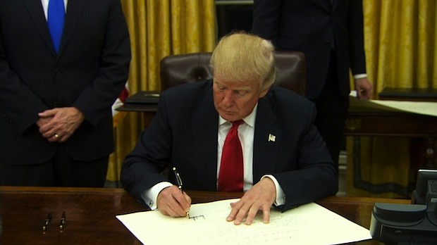 Donald Trump signs legislation