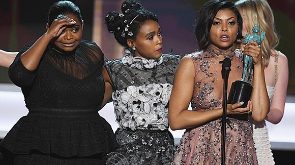 Diversity was celebrated and Donald Trump was denounced at Sunday's Screen Actors Guild Awards.