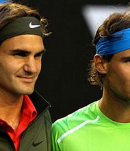Roger Federer and Rafa Nadal