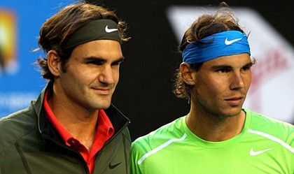 Roger Federer and Rafa Nadal