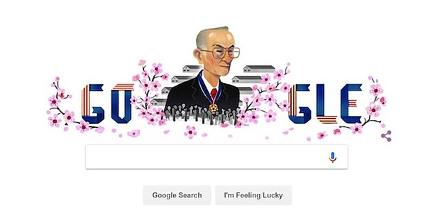 Google Doodle features a cartoon image of Fred Korematsu, an activist who fought against the internment of Japanese-Americans during World War II. It would have been his 98th birthday today.
