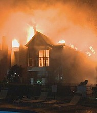 2-alarm fire destroys condos in SW Houston