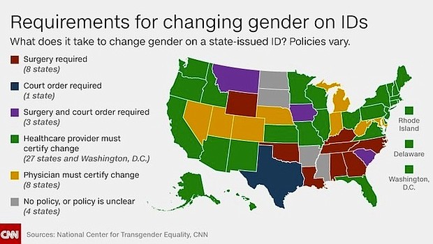 With the start of US President Donald Trump's administration, and despite a senior administration official stating that the White House has no plans to reverse LGBT protections for federal workers, advocates and the community still perceive the administration as unfriendly to LGBTQ rights. Credit: National Center for Transgender Equality/CNN