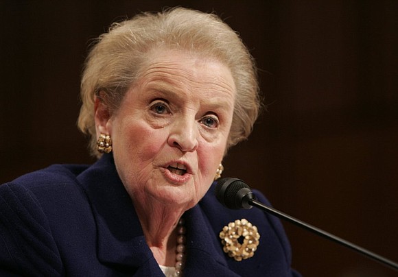 Former Secretary of State Madeleine Albright is slamming President's Trump's travel ban as reckless and "flat anti-American."
