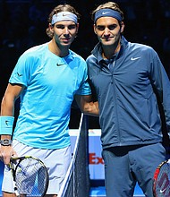 Roger Federer and Rafa Nadal