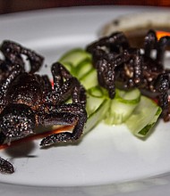 Cambodia cuisine tarantula