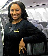 Alaska Airlines Flight Attendant and Hero Sheila Fedrick (photo via clutchmagonline.com)