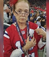 Patriots fan Janet Katz