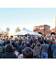 
About 1,500 people gather in support of the Muslim community at last Sunday’s unity event at the Islamic Center of Virginia in Bon Air in response to President Trump’s executive order banning immigrants of seven Muslim-majority countries from entering the United States.