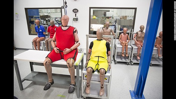 Crash-test dummies need to look like real people to measure injuries in auto accidents -- and for Americans these days, …