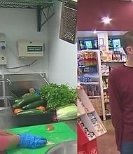 Anxiety running high following Donald Trump's executive actions on immigration. Immigrant communities fear uncertainty despite status; fear traveling abroad. Pictured from left to right are Syrian refugees Rania and Hasan Mousa.