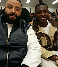 DJ Khaled and Antonio Brown