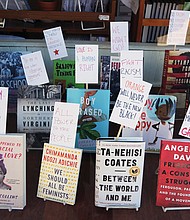 Cityscape // This eye-catching “Social Justice Window” attracts attention to independent Chop Suey Books, a popular 15-year-old bookstore in Carytown. It’s a thought-provoking display in which trenchant commentaries sprout like daffodils from the books, mostly from African and African-American authors. Location: 2913 W. Cary St. 