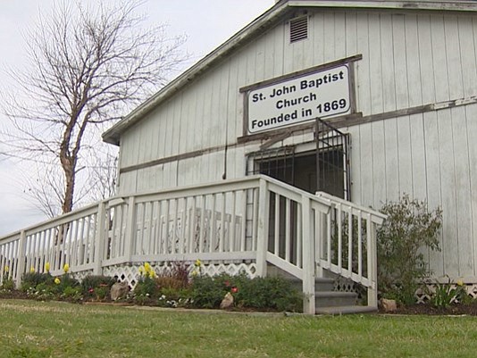 St. John Missionary Baptist Church in Missouri City, Texas. 