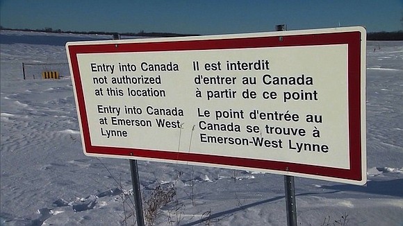 Twenty two people were found illegally crossing the border into the Canadian province of Manitoba this weekend, according to the …