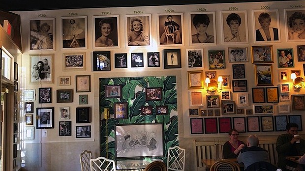 Inside the Rue La Rue Cafe, a restaurant honoring actress Rue McClanahan and her co-stars from the sitcom "The Golden Girls." 