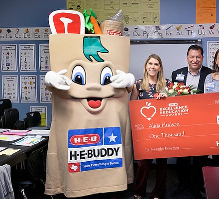 Alida Hudson from Decker Prairie Elementary School in Tomball ISD is a finalist for the 2017 H-E-B Excellence in Education Awards. (Photo by Laura Skelding)