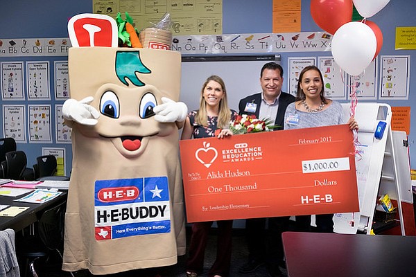 Alida Hudson from Decker Prairie Elementary School in Tomball ISD is a finalist for the 2017 H-E-B Excellence in Education Awards. (Photo by Laura Skelding)