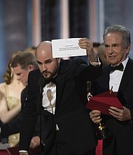 Not only did "Moonlight" pull out a surprise win over "La La Land" for best picture, but their big moment came after presenters Warren Beatty and Faye Dunaway accidentally announced the wrong winner.