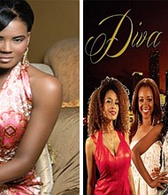 Actress, producer and director Tangi Miller and the artwork for her new film, “Diva Diaries”