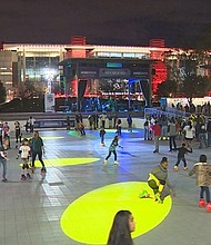 Roller skating rinks are making a comeback! You can now roller skate at Discovery Green under the stars.
(Photo: KHOU)