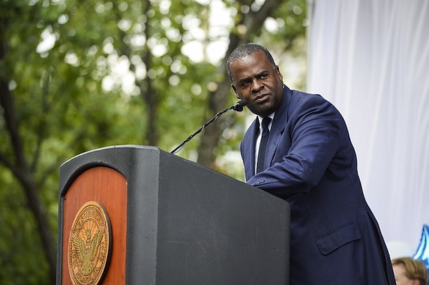 President Donald Trump's divisive language has contributed to the recent instances of crimes targeting minority communities in America, says Atlanta Mayor Kasim Reed.