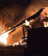 Fires break out across Denver, Colorado due to weather conditions.