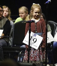 	This year, 5-year-old Edith Fuller will be the youngest person ever to compete at the spelling bee, Scripps spokeswoman Valerie Miler said.