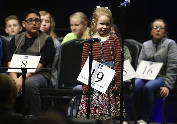 This year, 5-year-old Edith Fuller will be the youngest person ever to compete at the spelling bee, Scripps spokeswoman Valerie Miler said.