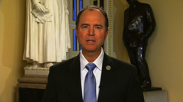 Representative Adam Schiff speaks with CNN's Chris Cuomo about the wiretapping probe on March 9, 2017.