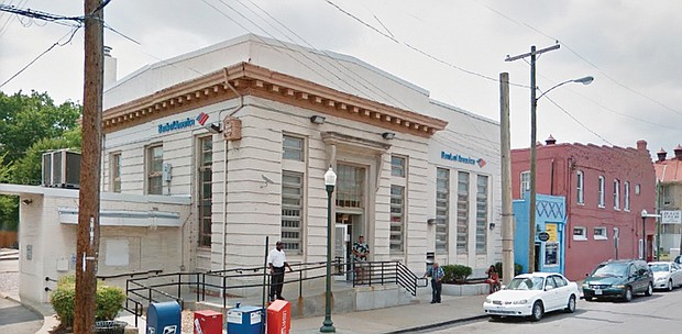Bank of America branch at 1307 E. Brookland Park Blvd.