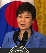 South Korean President Park Geun-hye 