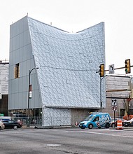 The new Institute for Contemporary Art at Virginia Commonwealth University continues to take shape on the southwest corner of Belvidere and Broad streets. 
Crews are working to complete the interior of the unique landmark, called the Markel Center after a major donor. 
