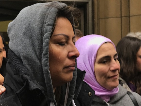Francisca Lino, an undocumented mother of four US-born children, waited outside the Chicago federal building on Monday in freezing temperatures, …