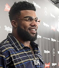 NFL player Ezekiel Elliott at the Rolling Stone Live: Houston presented by Budweiser and Mercedes-Benz on February 4, 2017 in Houston, Texas. (Photo: Gustavo Caballero/Getty Images for Rolling Stone)
(Photo: Gustavo Caballero, 2017 Getty Images)