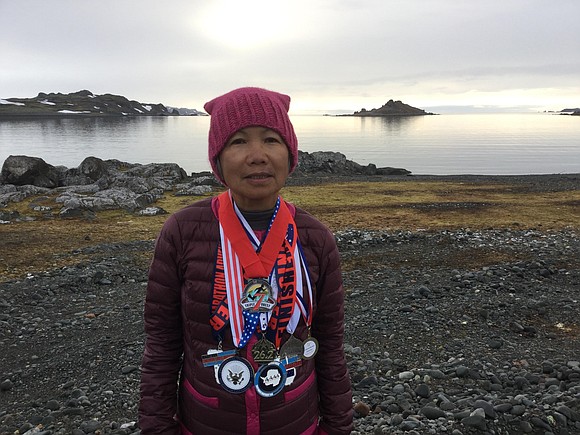 Seventy-year-old Chau Smith wanted to challenge herself even further, so she decided to run seven marathons in seven days on …
