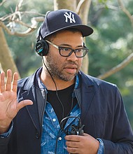 Mr. Peele on the set of “Get Out.”