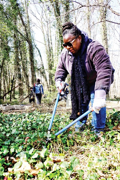 Richmond Delegate Delores L. McQuinn led the effort. Mayor Levar M. Stoney, Richmond Police Chief Alfred Durham and City Councilwoman Cynthia I. Newbille were among an estimated 200 volunteers who participated. The volunteers also included a few goats. State funding is expected to be available after July 1 to support the volunteer effort to tend the cemeteries.  