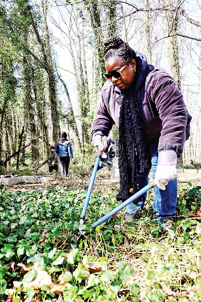 Richmond Delegate Delores L. McQuinn led the effort. Mayor Levar M. Stoney, Richmond Police Chief Alfred Durham and City Councilwoman Cynthia I. Newbille were among an estimated 200 volunteers who participated. The volunteers also included a few goats. State funding is expected to be available after July 1 to support the volunteer effort to tend the cemeteries.  