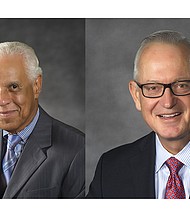 Douglas Wilder and Bob Holsworth