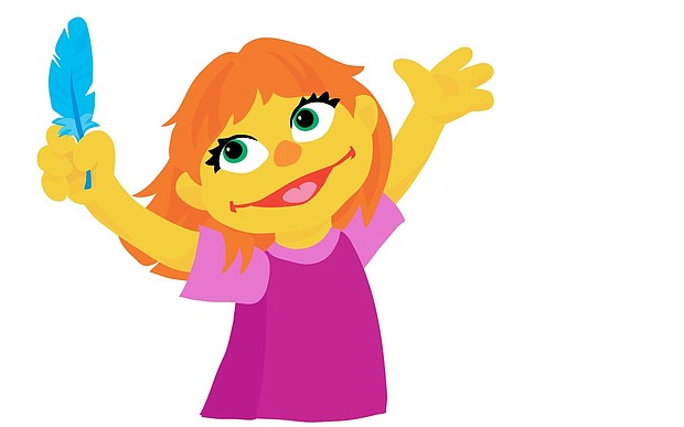 All cheers for Julia, the newest friend to join Elmo, Big Bird and the "Sesame Street" family in a new program designed to spread awareness about children with autism. The bright-eyed and cheerful girl appeared during a "60 Minutes" segment on Sunday, March 19, 2017.