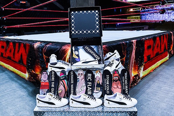 Limited edition WWE x PUMA Clydes unveiled.