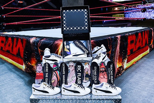 Limited edition WWE x PUMA Clydes unveiled.
