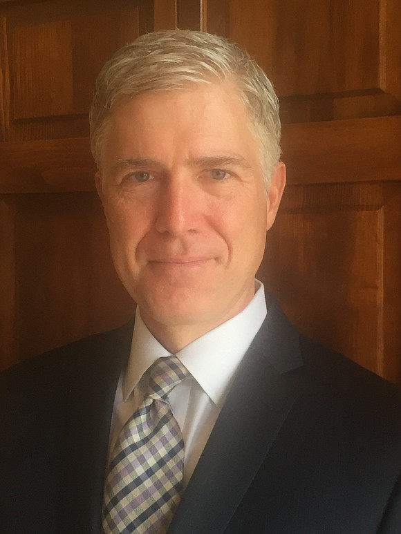 Supreme Court nominee Neil Gorsuch, answering his first question of the day, said at his confirmation hearing Tuesday that he …