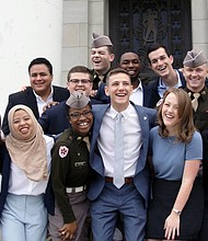 Bobby Brooks, 21, has been openly gay since freshman year in college and served as executive vice president of diversity for the past year. Brooks will become Texas A&M's first openly gay student body president to take office.