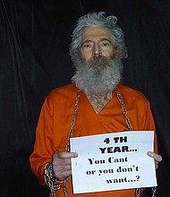 The children of Robert Levinson, a former FBI agent whom US investigators believe is being held in Iran, said Friday, March 10, 2017, they believe President Donald Trump will be able to bring their father home.